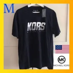 レア 新品 マイケルコース Tシャツ usa メンズ ロゴ M 黒のサムネイル