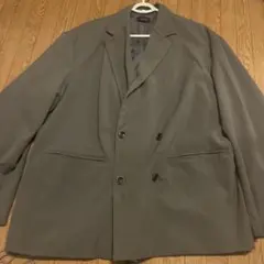 グレー ダブルブレスト テーラードジャケットのサムネイル
