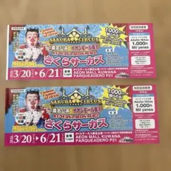사쿠라 서커스 2026 티켓 2장