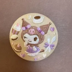 BANDAI刺繍缶バッチ サンリオキャラクターズ　クロミ
