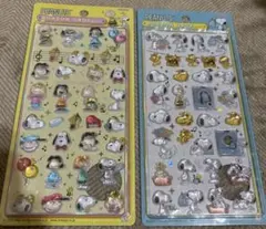 PEANUTS スヌーピー ボンボンドロップシール BONBON DROP 2点