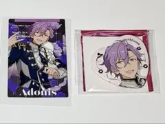 あんスタ　スタフォニ4th ハート缶バッジ　カード　乙狩アドニス