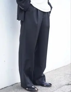 試着のみLIDNM Wool Chambray Army Slacks Sサイズ - メルカリ