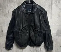 comstock 羊革 ブラックラムレザージャケット ヴィンテージ 短丈