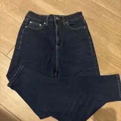 ダークブルー スキニーデニム