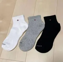 新品 3足組 トミーヒルフィガー 靴下　ソックス　男女兼用