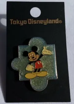 新品未使用　東京ディズニーランド ミッキー ミニー ピンバッジ2個セット　レトロ