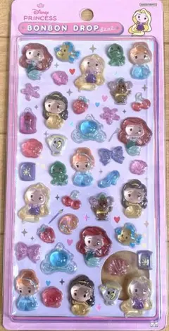 ディズニー プリンセス ボンボンドロップ シール