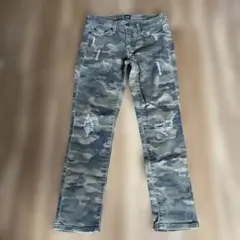 GAP迷彩 ダメージ加工 スキニーパンツ
