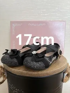 【17cm】betty kids 黒 フォーマルシューズ