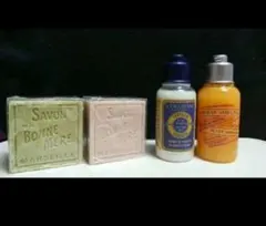 ロクシタン　未使用　ソープ　石けん　４点セット　ヴァーベナ　ローズ　オレンジ