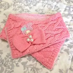 マイメロ マフラー　ピンク