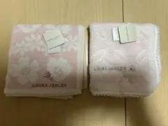 ローラアシュレイ　ハンカチセット ピンク　花柄