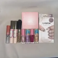 コスメ　まとめ　セット売り　ネイル　アイシャドウ　眉マスカラ　セミキュア