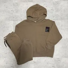 ZARA ブラウン セットアップ フード付きパーカー スウェット サイズ6