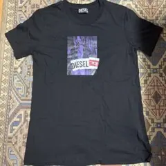 DIESEL 半袖Tシャツ ブラック フォトプリントのサムネイル