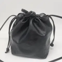 【極美品　正規品】　ロエベ　ショルダーバッグ　レザー　ブラック　黒のサムネイル