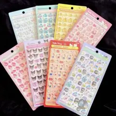タイムセール·͜·❤︎‬サンリオmini♥ボンボンドロップシール♥8種コンプリート♡