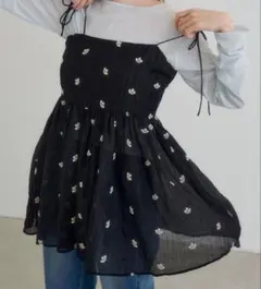 Kastane フラワーステッチキャミチュニックのサムネイル