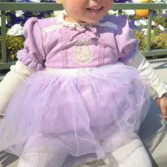 Cottoli ラプンツェル　ベビーワンピース　ブルマ付き