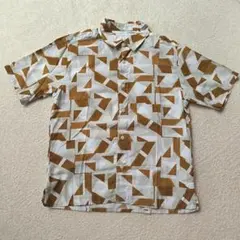 【お値下げ】ZARA kids 幾何学模様半袖シャツ 122cm size7