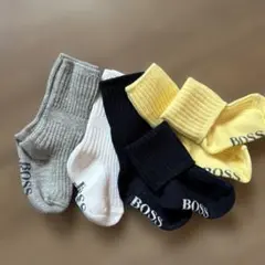 BOSS ベビー靴下　8cm 4足セット