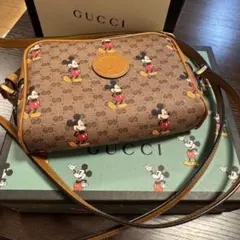 GUCCI ミッキーマウス ショルダーバッグ - メルカリ
