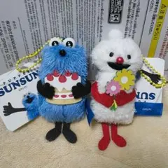 パペットスンスン ノンノン ぬいぐるみマスコット birthday 2個セット