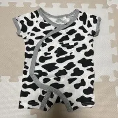 セール！牛柄コットンロンパース50.60