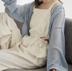 kastane カットアウトシャーリングサロペット