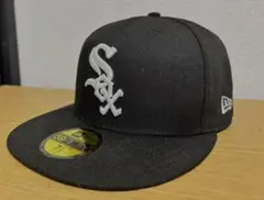 New Era 59FIFTY ブラックキャップ 7 1/4
