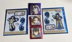 鬼滅の刃 伊之助＆アオイ　バレンタイン　アクリルスタンド・缶バッジとう5点セット