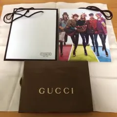 GUCCI、coach ショップ袋【3枚セット売り】