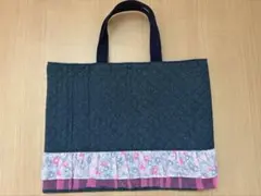 レッスンバッグ　お稽古バッグ　リバティプリント　ネオンミッシェル使用