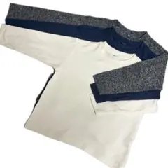 ユニクロ　長袖　ソフトニットフリース　クルーネックT 120 まとめ売り