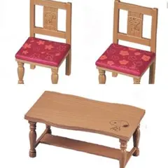 スヌーピーリーメント　和喫茶SNOOPY　テーブル　椅子　家具3点セット