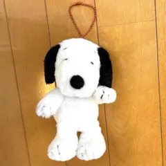 ぬいぐるみストラップ『スヌーピー』　マスコット　本体→美品　タグ→訳あり