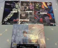 一番くじ ガンダム G賞 クリアポスター 4枚セット（ユニコーン 他）