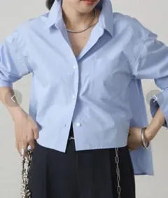 2026年最新】Loungedress カラー：ブルー系 レディース 長袖 シャツ 