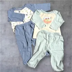 OBENTOデザイン パジャマ 80 2枚セット