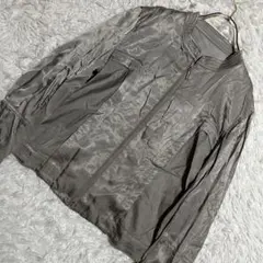 HIROKO BIS ジップアップ ブルゾン グレージュ 9のサムネイル