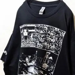 ギルダン シャーロットフットボールクラブデカロゴ Tシャツブラック黒XL古着