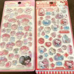 ハローキティ マイメロディ シール2枚
