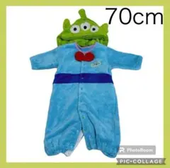 449 ロンパース　キッズ　子供　70 80 ディズニー　リトルグリーメン　ボア