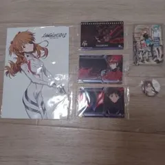 EVANGELION 劇場版特典 カード ミニ缶バッチグッズセットのサムネイル