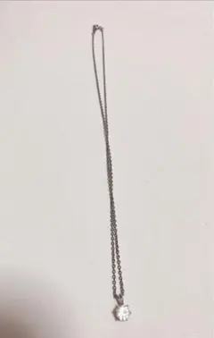 一粒ダイヤ風ネックレス♡新品未使用