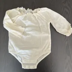 ZARA クリーム色ロンパース 3-6ヶ月