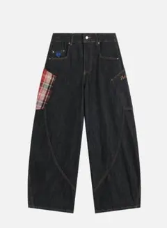 Aelfric Eden 拼布寬管牛仔褲