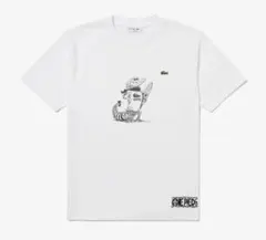 LACOSTE × ONE PIECE ワニキャラクター Tシャツ 白