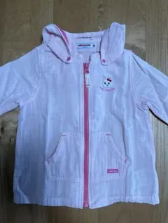 ミキハウス　長袖　薄手　ジップアップ　パーカー　カーディガン　女の子　春　夏